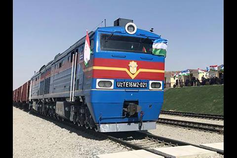 The railway between Uzbekistan and Tajikistan via Ghalaba and Amuzang has been officially reopened (Photo: UTY).